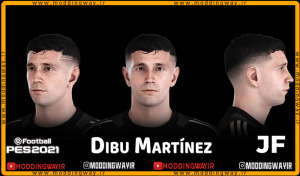 فیس Emiliano Martinez برای PES 2021 - آپدیت 29 آذر 1404