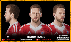 فیس Harry Kane برای PES 2021 - آپدیت 1 دی 1404