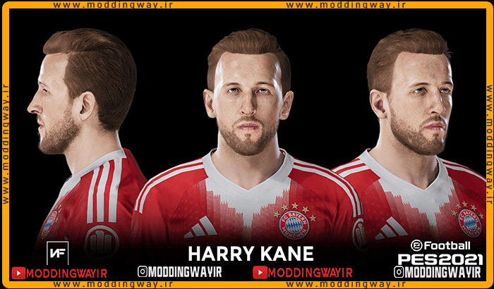 فیس Harry Kane برای PES 2021 - آپدیت 1 دی 1404
