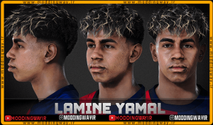 فیس Lamine Yamal برای PES 2021 - آپدیت 28 آذر 1404