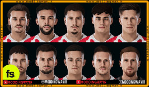 فیس پک Atletico Madrid 2025-2026 برای PES 2021