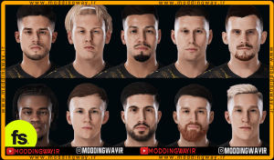 فیس پک Borussia Dortmund 2025-2026 برای PES 2021