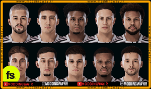 فیس پک Juventus 2025-26 برای PES 2021 