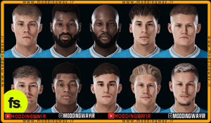 فیس پک SSC Napoli 2025-2026 برای PES 2021
