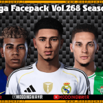 فیس پک new season 25-26 v268 برای PES 2021