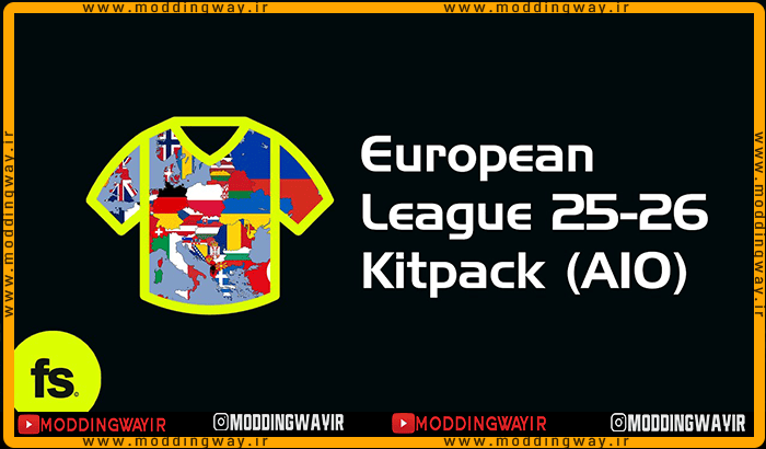 کیت پک European League 2025-2026 برای PES 2021