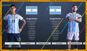 کیت پک Argentina 2026 برای PES 2021