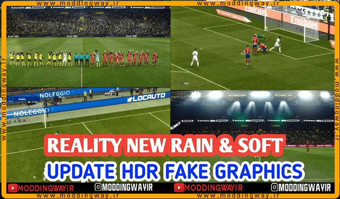 ماد گرافیکی HDR Fake Graphic Reality برای PES 2021