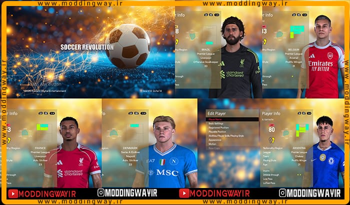 فیس پک Soccer Revolution 2026