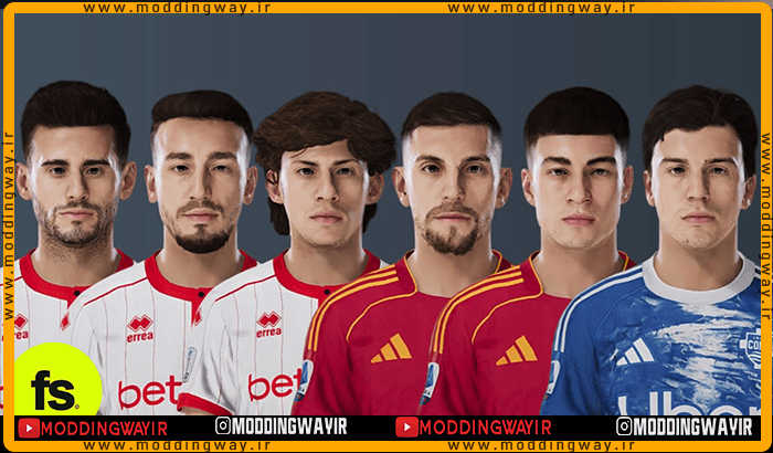 فیس پک Update Vol 118 برای PES 2021