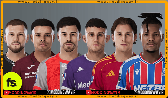 فیس پک Update Vol 119 برای PES 2021