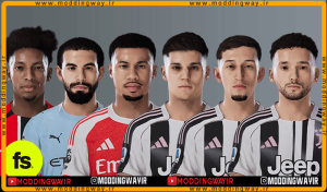 فیس پک Update Vol 120 برای PES 2021