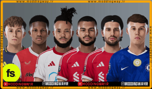 فیس پک Update Vol 122 برای PES 2021