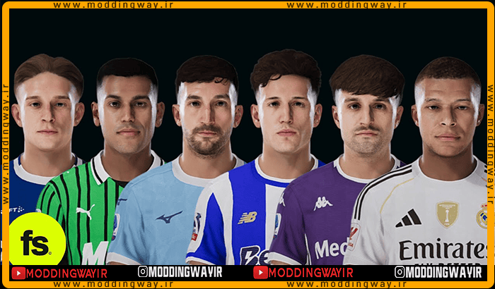 فیس پک Update Vol 126 برای PES 2021