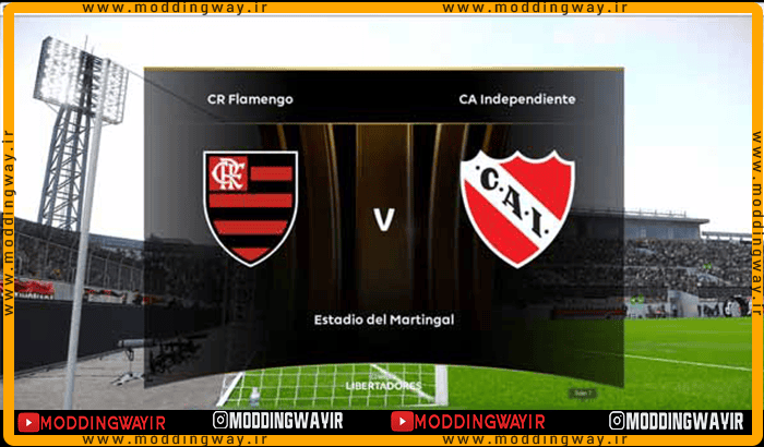 اسکوربورد Libertadores 2025-2026 برای PES 2021