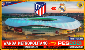 استادیوم Wanda Metropolitano 2025 برای PES 2021