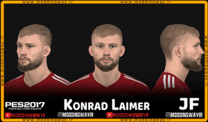 فیس Konrad Laimer برای PES 2017 - آپدیت 13 دی 1404