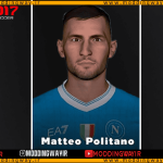 فیس Matteo Politano برای PES 2017 - آپدیت 14 دی 1404