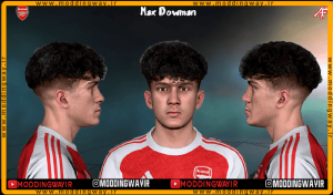 فیس Max Dowman برای PES 2017