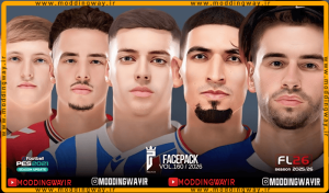 فیس پک FL26 Facepack Update v160 برای PES 2021