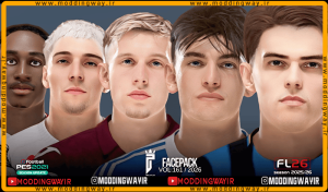 فیس پک FL26 Facepack Update v161 برای PES 2021