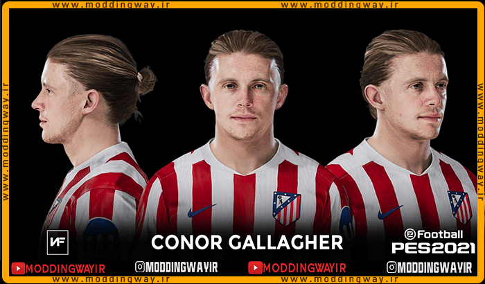 فیس Conor Gallagher برای PES 2021 - آپدیت 11 دی 1404