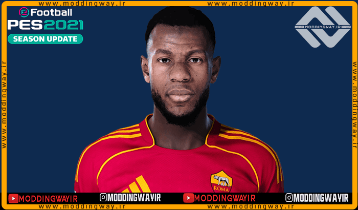 فیس Evan Ndicka برای PES 2021