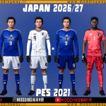 کیت پک Japan NT 2026-2027 برای PES 2021