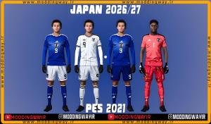 کیت پک Japan NT 2026-2027 برای PES 2021