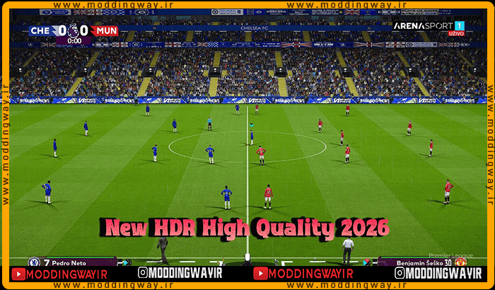 ماد گرافیکی HDR High Quality 2026 برای PES 2021