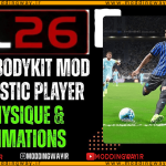 ماد گرافیکی BodyKit Mod 2026 برای PES 2021