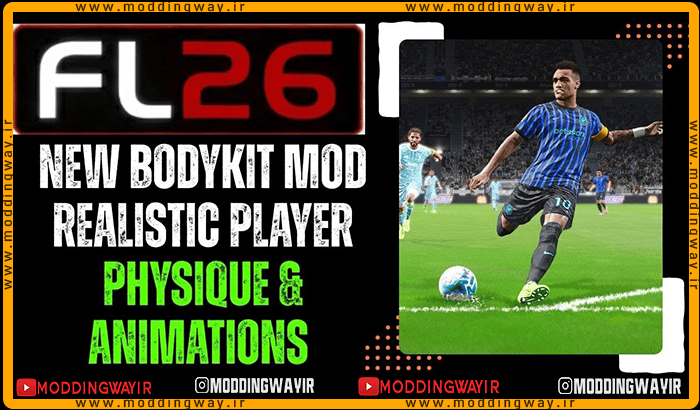 ماد گرافیکی BodyKit Mod 2026 برای PES 2021