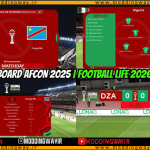 اسکوربورد AFCON 2025 برای PES 2021