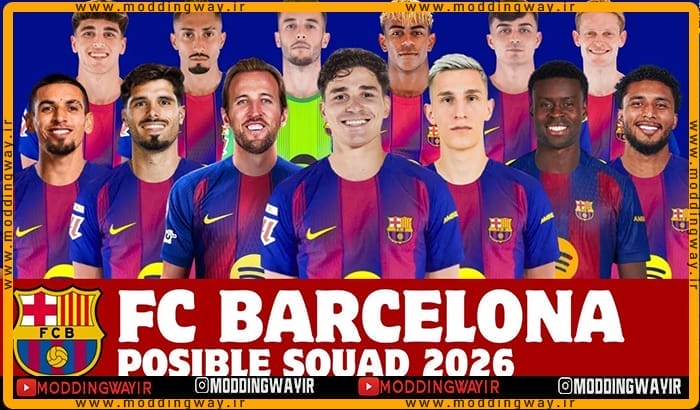 فیس پک FC Barcelona 2026