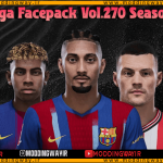 فیس پک new season 25-26 v270 برای PES 2021