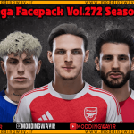 فیس پک new season 25-26 v272 برای PES 2021 