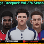 فیس پک new season 25-26 v274 برای PES 2021