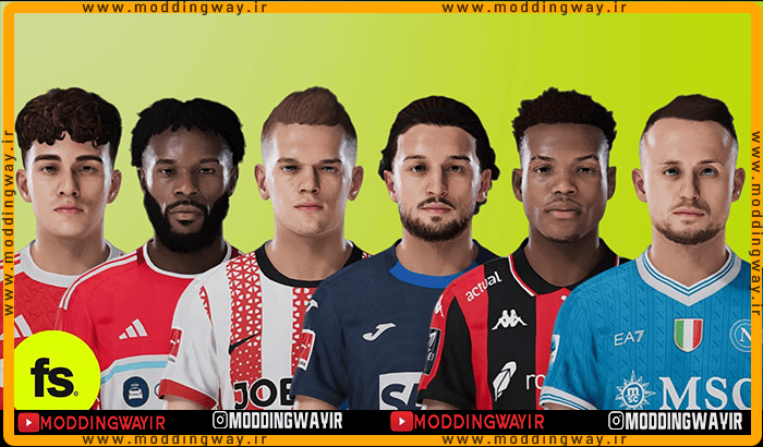 فیس پک Update Vol 158 برای PES 2021